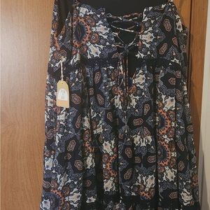 Beautiful mini dress size large